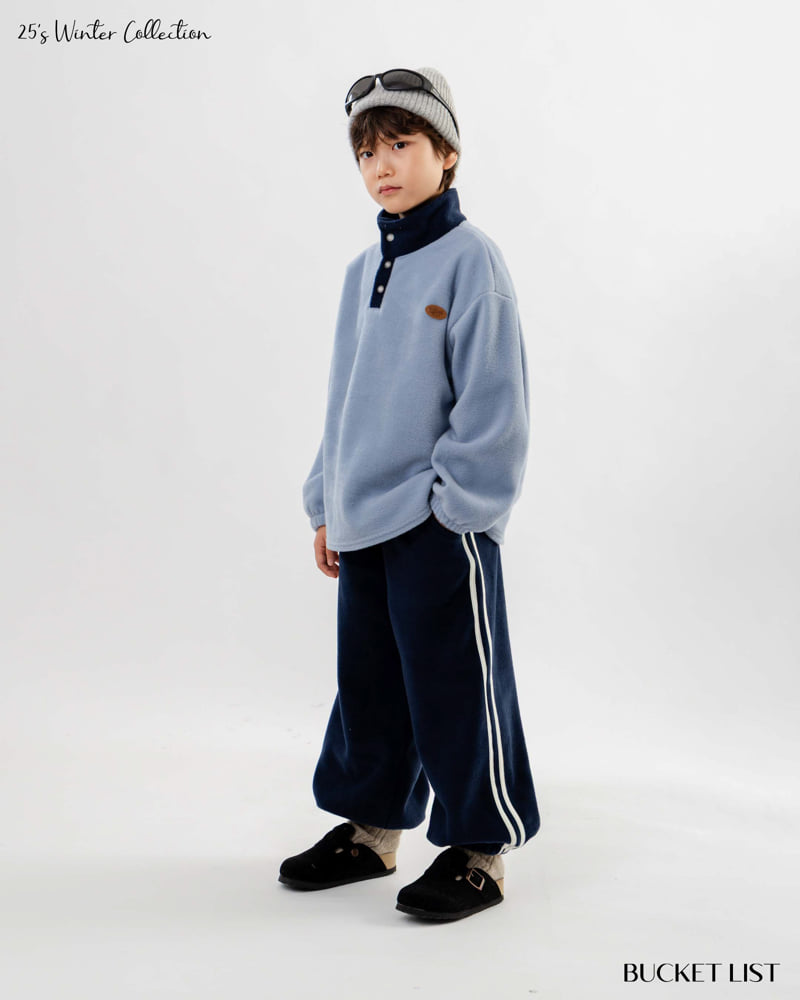 Bucket List - Korean Children Fashion - #magicofchildhood - Fleece Color Tee - 8