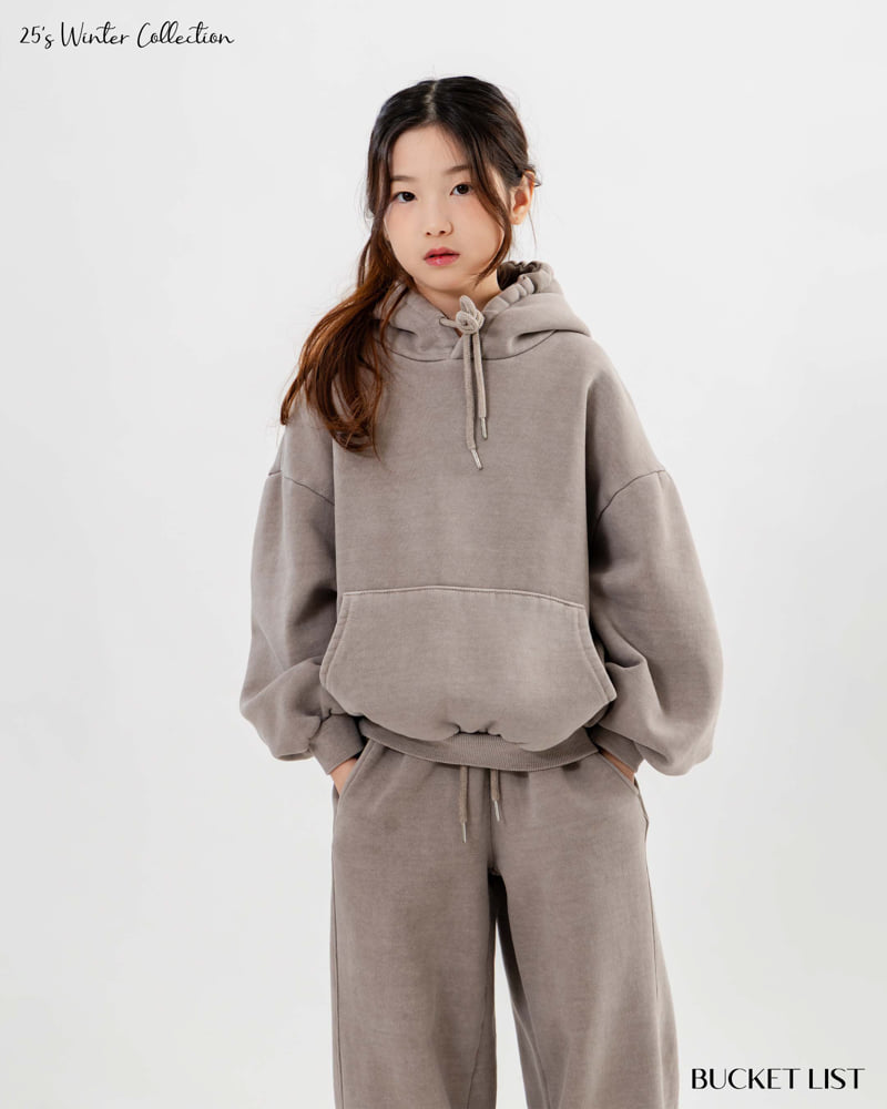 Bucket List - Korean Children Fashion - #magicofchildhood - Fleece Hoodie - 5