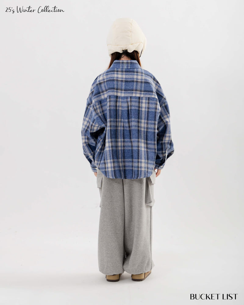 Bucket List - Korean Children Fashion - #minifashionista - Fleece Embossed Cargo Jogger Pants - 10