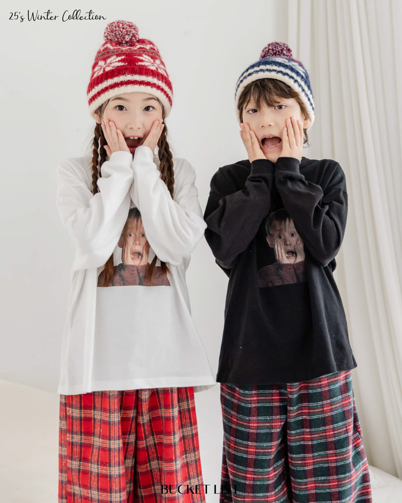 Bucket List - Korean Children Fashion - #minifashionista - Alone Tee - 11