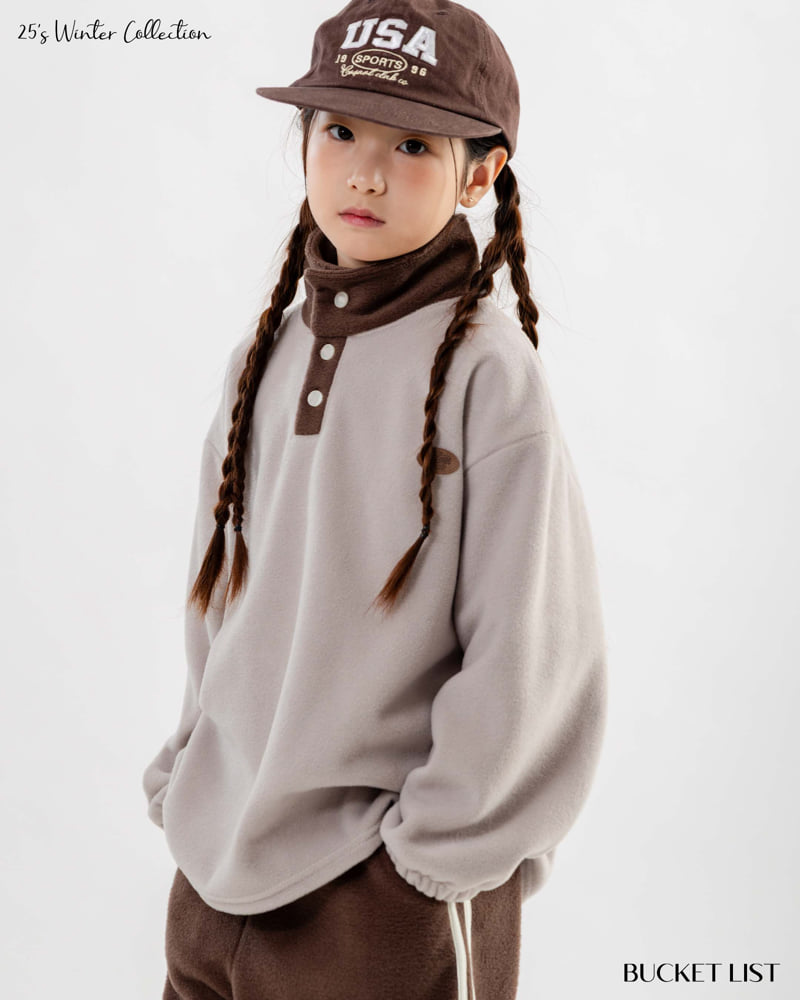 Bucket List - Korean Children Fashion - #minifashionista - Fleece Color Tee - 9
