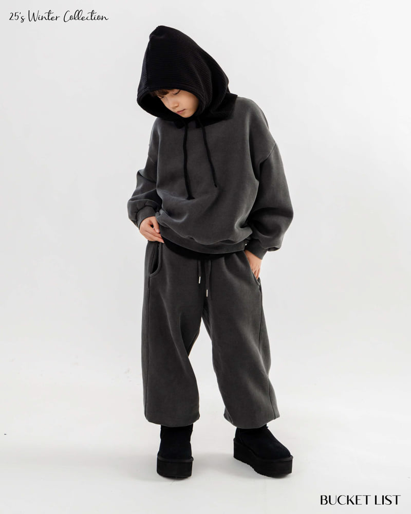 Bucket List - Korean Children Fashion - #prettylittlegirls - Fleece Jogger Pants - 9