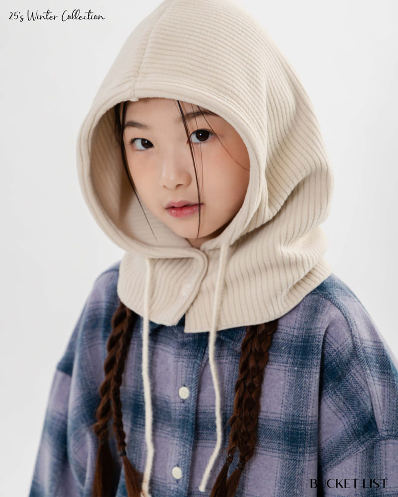 Bucket List - Korean Children Fashion - #prettylittlegirls - Ribbed Balaclava - 6