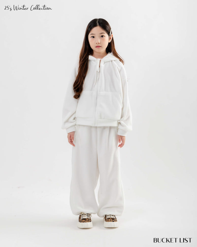 Bucket List - Korean Children Fashion - #minifashionista - Clean Fleece Hoodie - 4