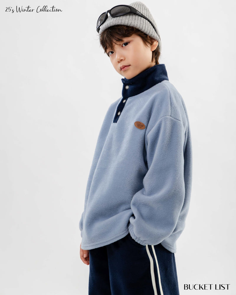 Bucket List - Korean Children Fashion - #prettylittlegirls - Fleece Color Tee - 10