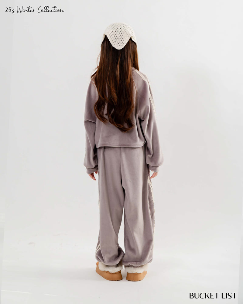 Bucket List - Korean Children Fashion - #stylishchildhood - Mink Track Jogger Pants - 8