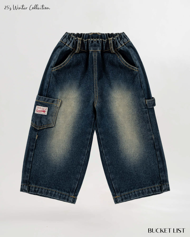 Bucket List - Korean Children Fashion - #stylishchildhood - Point Denim Pants - 12