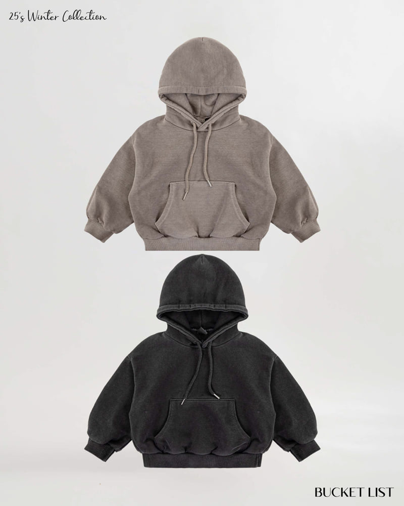 Bucket List - Korean Children Fashion - #stylishchildhood - Fleece Hoodie - 10