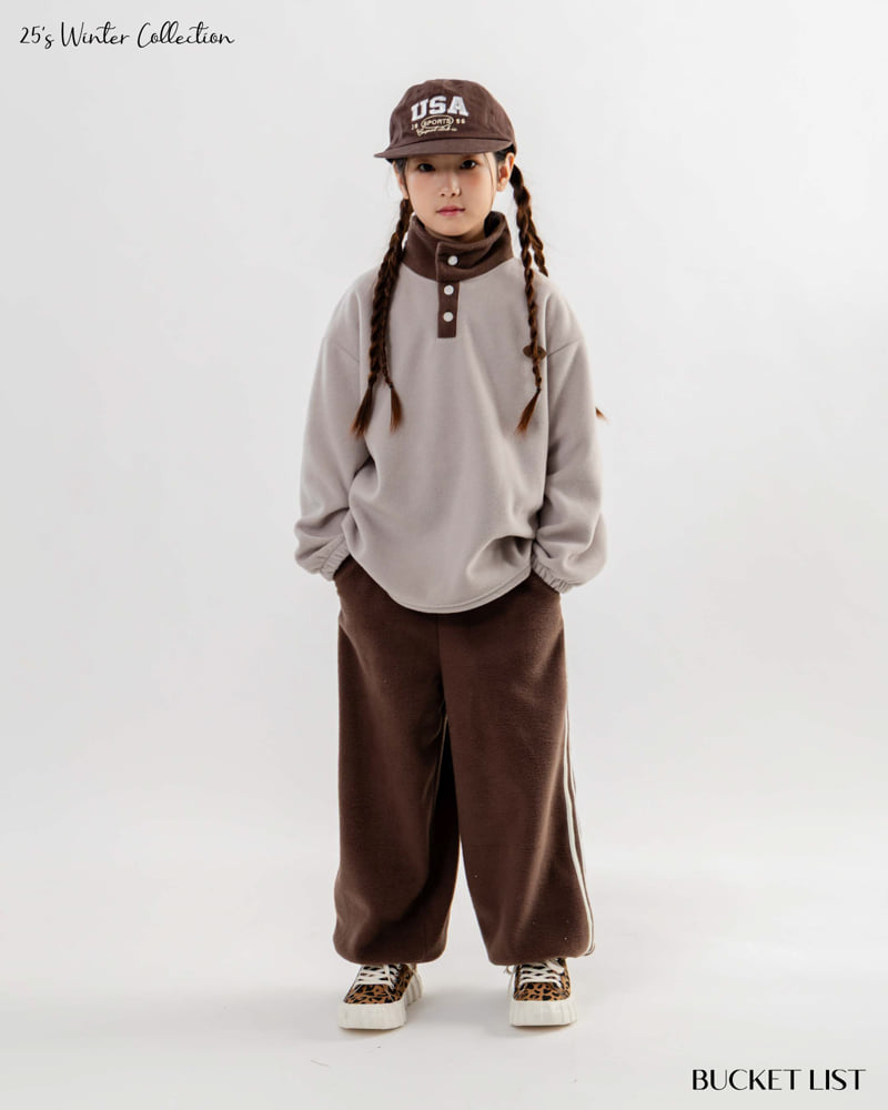 Bucket List - Korean Children Fashion - #todddlerfashion - Fleece Color Tee - 11