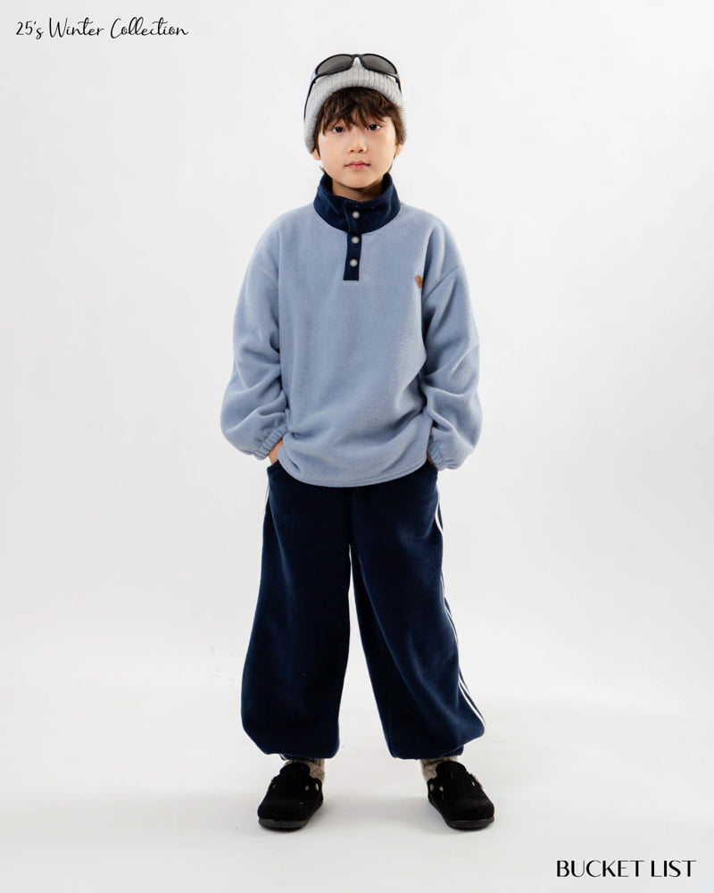 Bucket List - Korean Children Fashion - #toddlerclothing - Fleece Color Tee - 12