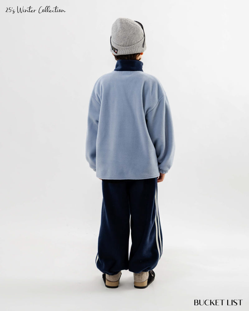 Bucket List - Korean Children Fashion - #toddlerclothing - Fleece Track Jogger Pants - 10