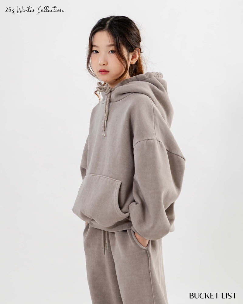 Bucket List - Korean Children Fashion - #toddlerclothing - Fleece Hoodie - 9
