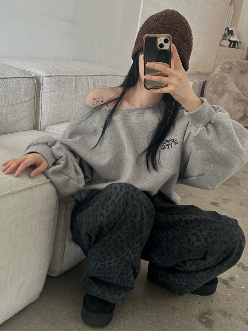 Buckle - Korean Women Fashion - #momslook - Leopard Wide Pants - 12