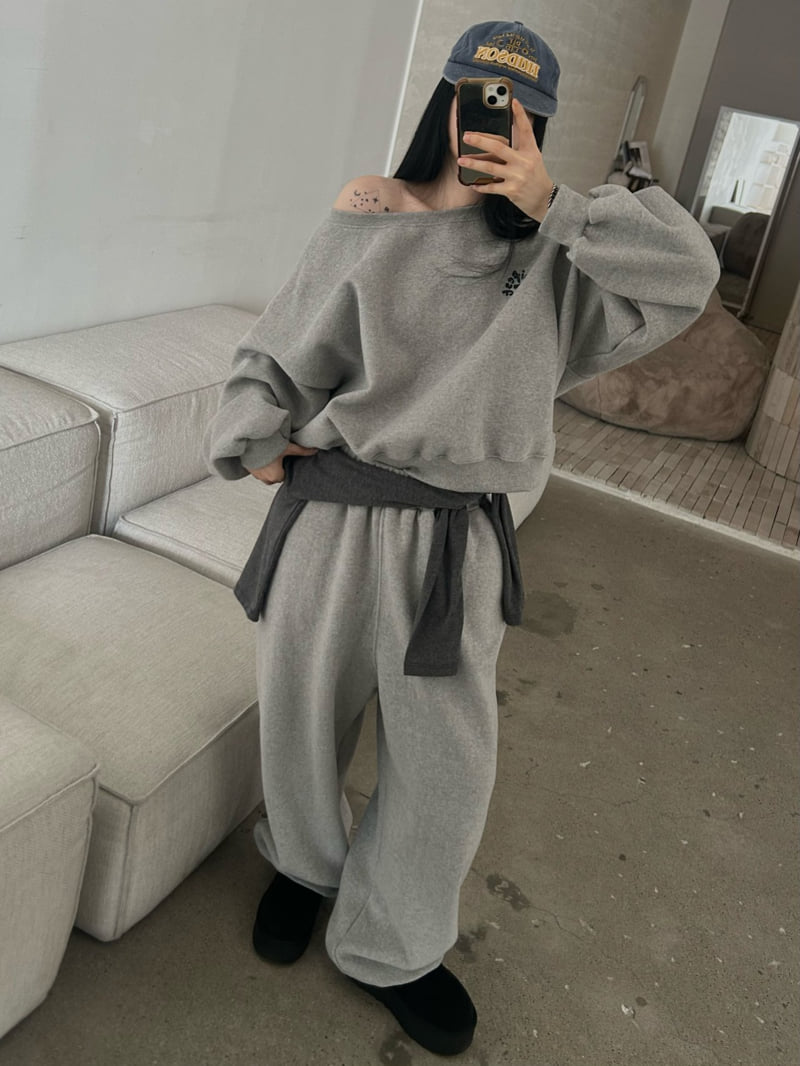 Buckle - Korean Women Fashion - #momslook - Its Double Fleece Sweatshirt - 10