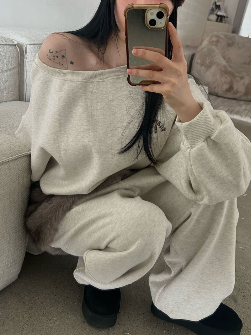 Buckle - Korean Women Fashion - #momslook - Its Double Fleece Sweatshirt - 6