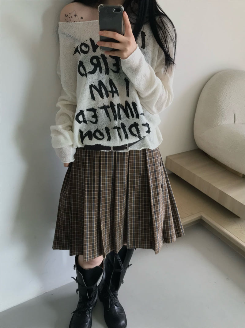 Buckle - Korean Women Fashion - #pursuepretty - Wool Boucle Knit - 3