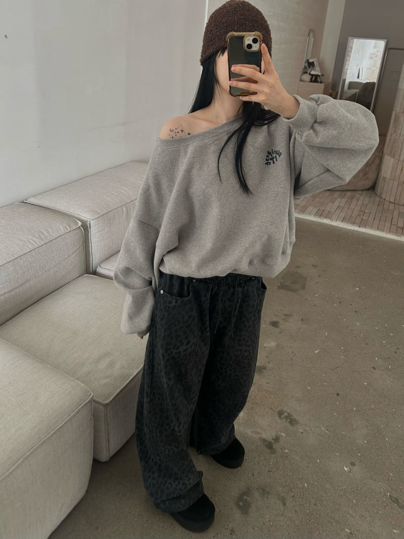 Buckle - Korean Women Fashion - #womensfashion - Leopard Wide Pants - 9