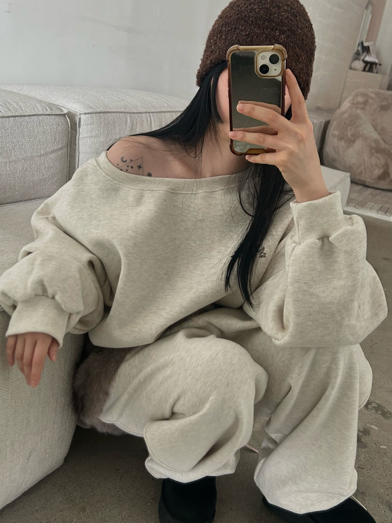 Buckle - Korean Women Fashion - #womensfashion - Its Double Fleece Sweatshirt - 7