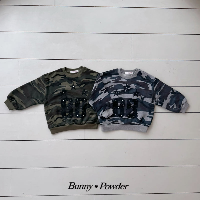 Bunny Powder - Korean Children Fashion - #Kfashion4kids - Camo Sweatshirt