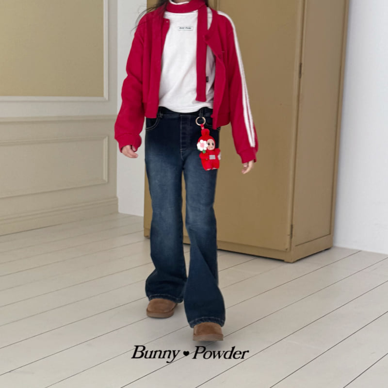 Bunny Powder - Korean Children Fashion - #childofig - Gossi Fleece Denim Pants - 10