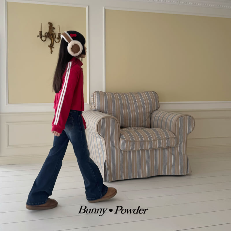 Bunny Powder - Korean Children Fashion - #childofig - Gossi Fleece Denim Pants - 9