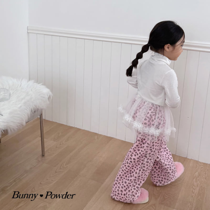 Bunny Powder - Korean Children Fashion - #childofig - One Week Turtleneck Tee (Stripe) - 5