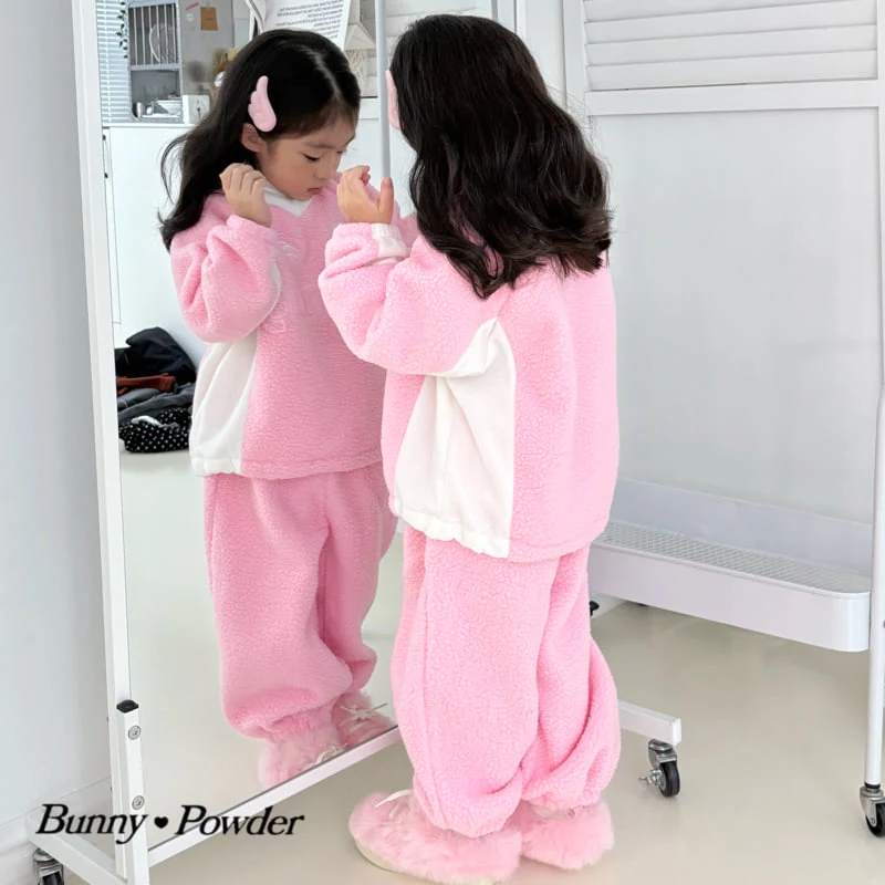 Bunny Powder - Korean Children Fashion - #childofig - Fleece Raglan Sweatshirt - 8