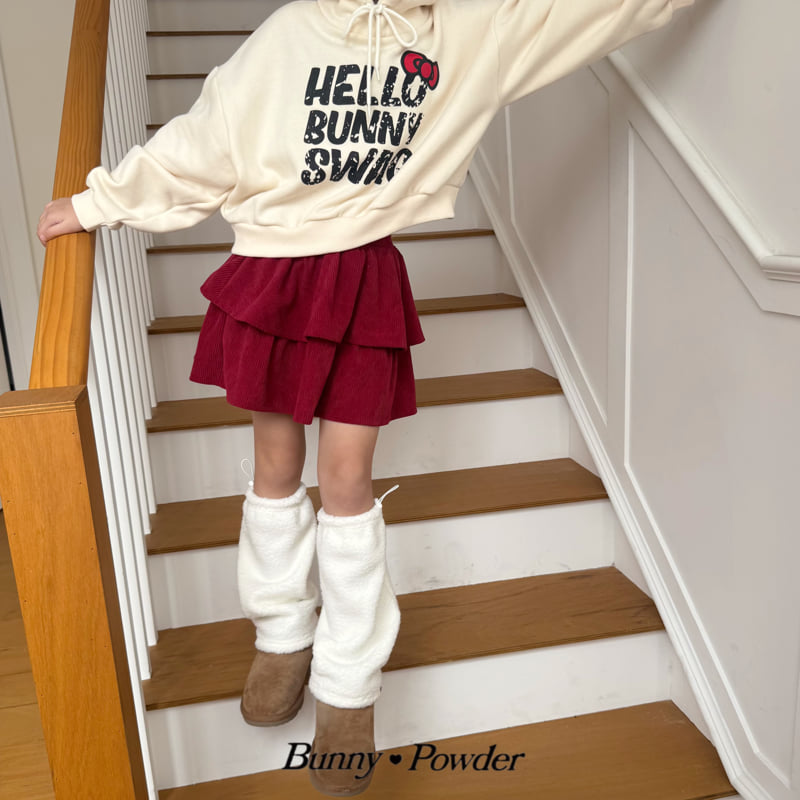 Bunny Powder - Korean Children Fashion - #childofig - Hello Hoodie Sweatshirt - 3