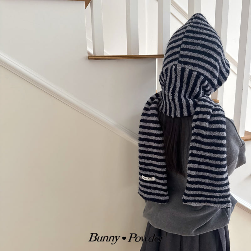 Bunny Powder - Korean Children Fashion - #childrensboutique - Raccoon Hood Muffler - 7