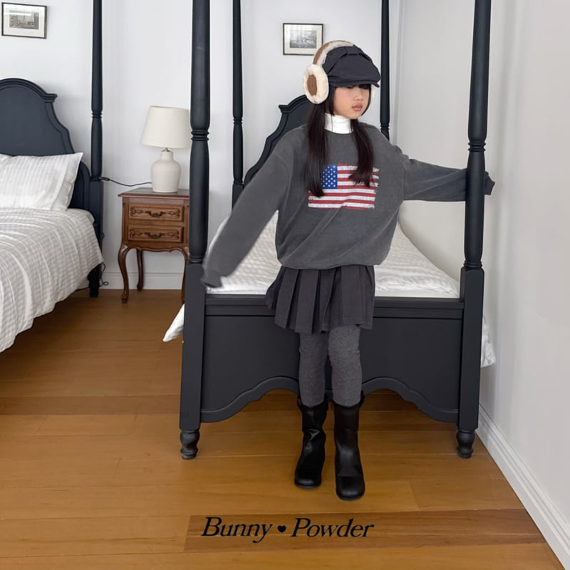 Bunny Powder - Korean Children Fashion - #childrensboutique - USA Sweatshirt - 10