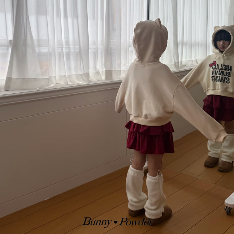 Bunny Powder - Korean Children Fashion - #childofig - Hello Hoodie Sweatshirt - 4