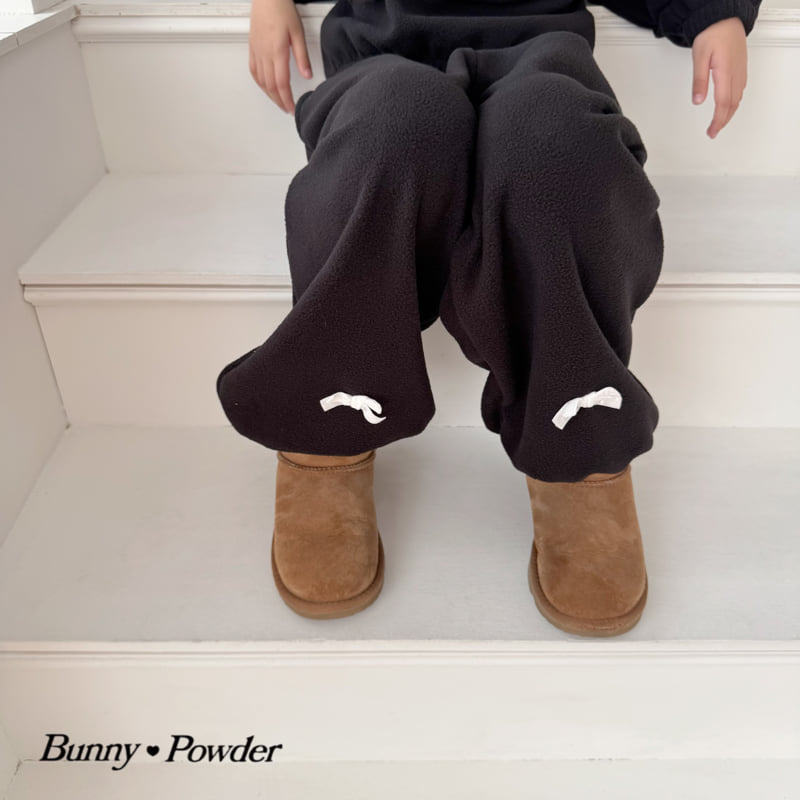 Bunny Powder - Korean Children Fashion - #childrensboutique - Joy Fleece Pants - 7