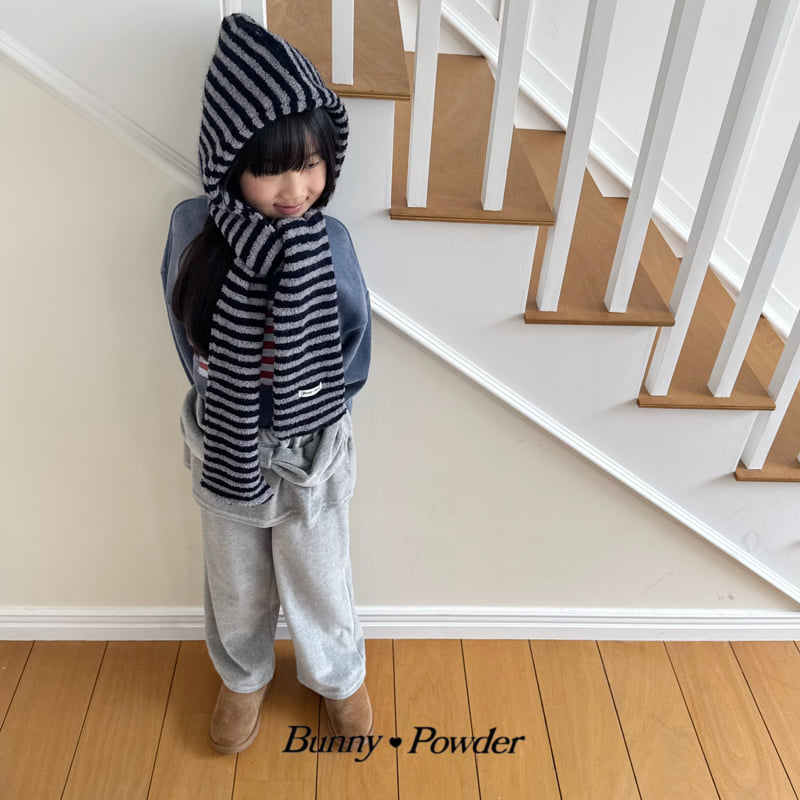 Bunny Powder - Korean Children Fashion - #designkidswear - Raccoon Hood Muffler - 8