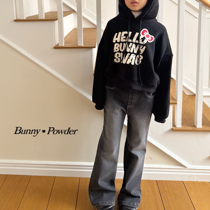Bunny Powder - Korean Children Fashion - #designkidswear - Gossi Fleece Denim Pants - 12