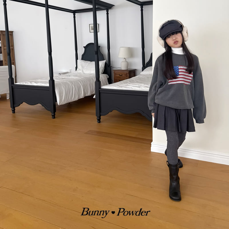 Bunny Powder - Korean Children Fashion - #designkidswear - USA Sweatshirt - 11