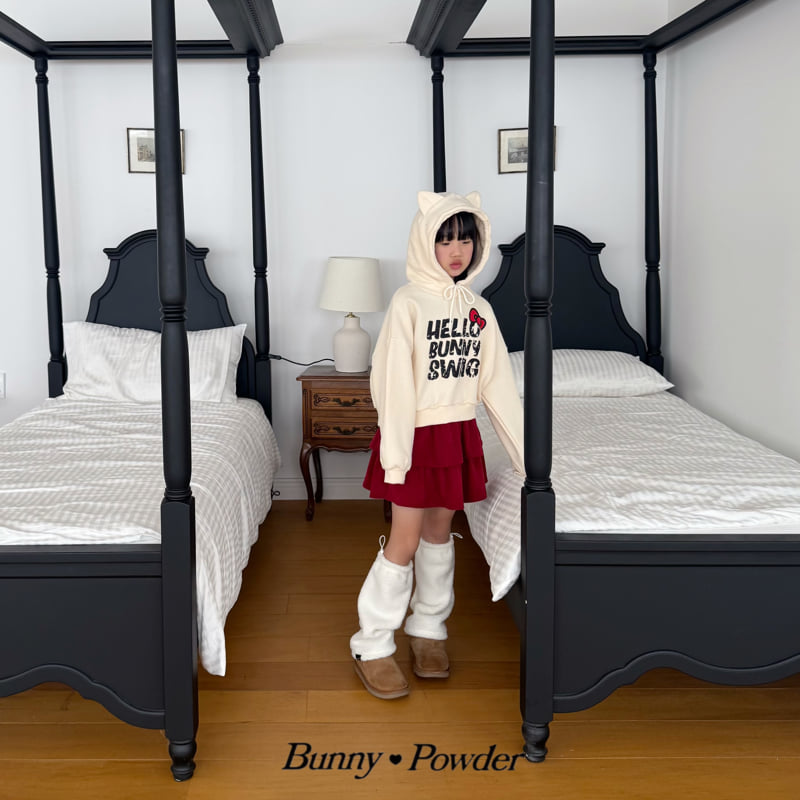 Bunny Powder - Korean Children Fashion - #designkidswear - Hello Hoodie Sweatshirt - 5