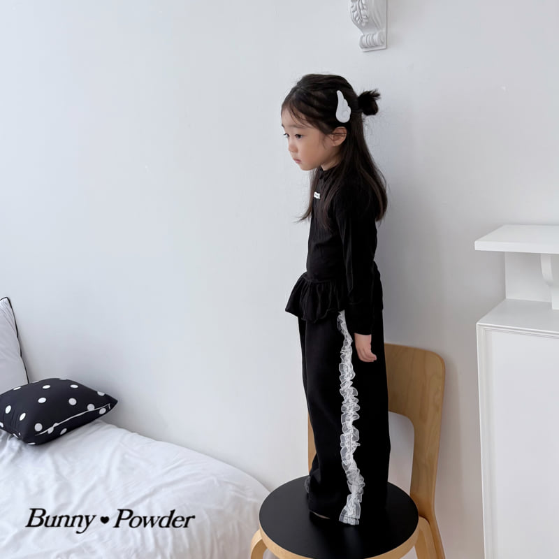 Bunny Powder - Korean Children Fashion - #childrensboutique - Layered Turtleneck Tee - 4