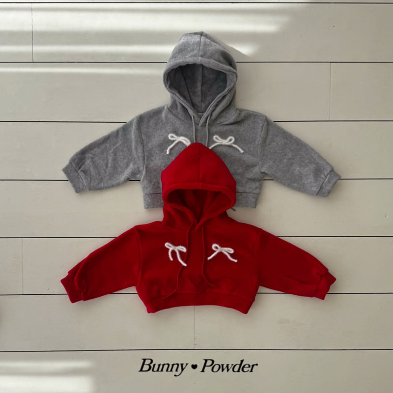 Bunny Powder - Korean Children Fashion - #designkidswear - Hachi Hoodie