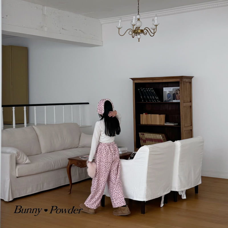 Bunny Powder - Korean Children Fashion - #discoveringself - Leopard Fleece Pants - 5
