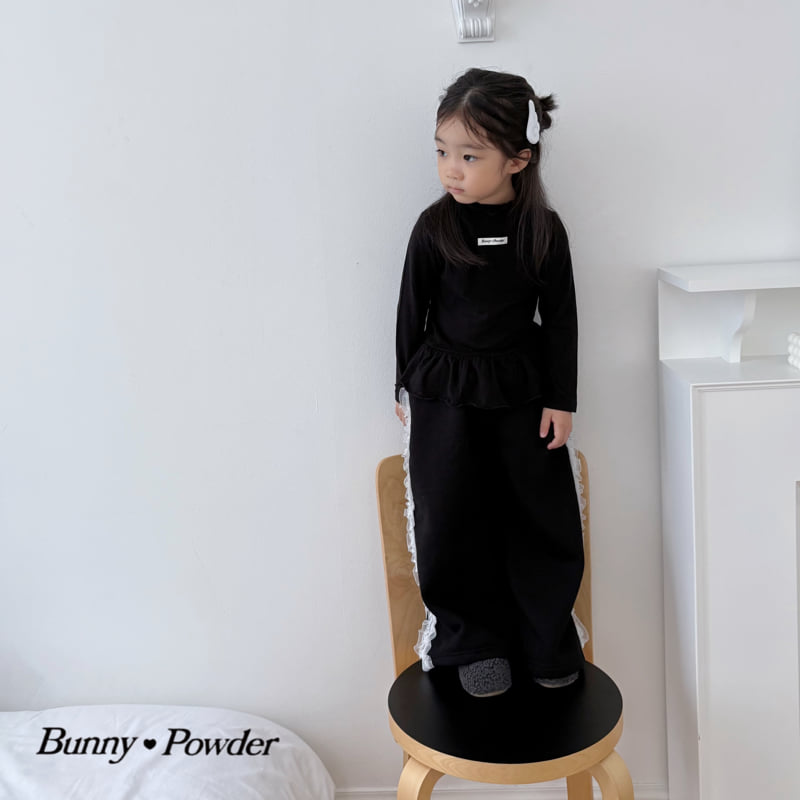 Bunny Powder - Korean Children Fashion - #fashionkids - Layered Turtleneck Tee - 6