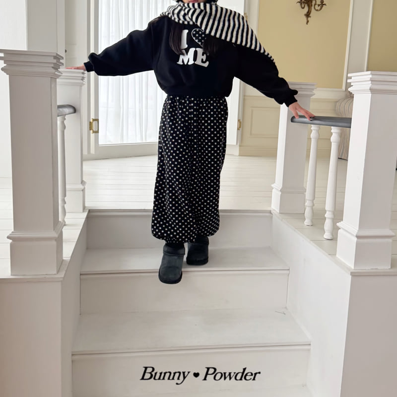 Bunny Powder - Korean Children Fashion - #kidsshorts - Heart Sweatshirt - 9