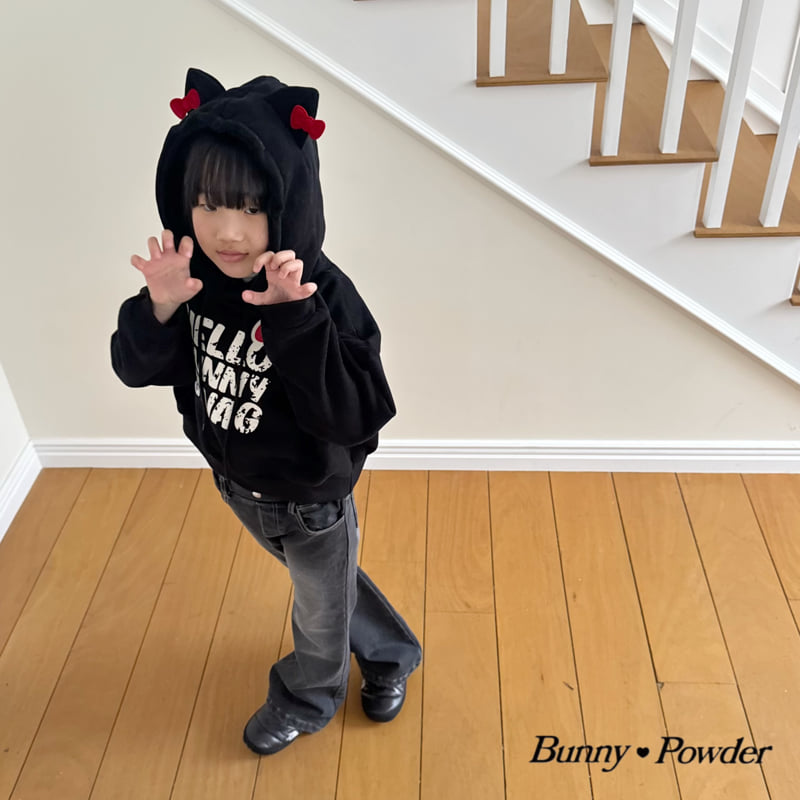 Bunny Powder - Korean Children Fashion - #kidsshorts - Hello Hoodie Sweatshirt - 8