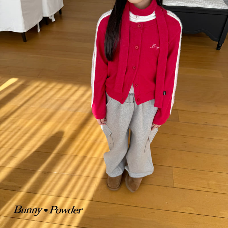 Bunny Powder - Korean Children Fashion - #kidsshorts - Fluffy Cardigan - 5