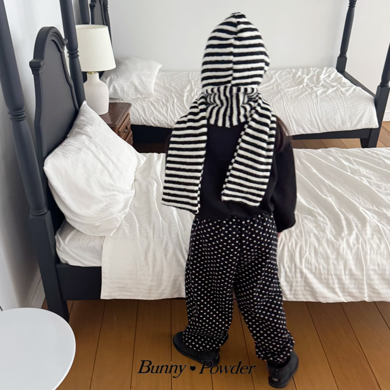 Bunny Powder - Korean Children Fashion - #kidsstore - Raccoon Hood Muffler - 12