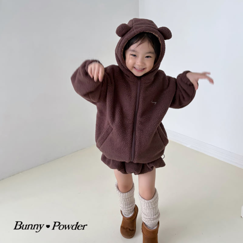 Bunny Powder - Korean Children Fashion - #kidsstore - Bear Fleece Jacket - 9