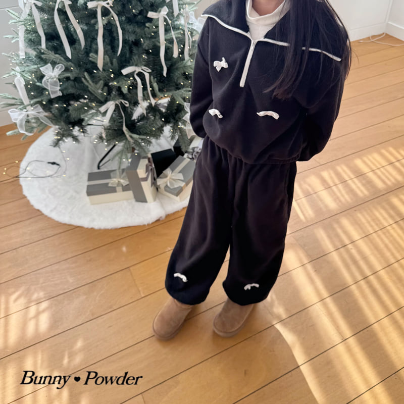 Bunny Powder - Korean Children Fashion - #kidsshorts - Roomy Fleece Anorak - 4