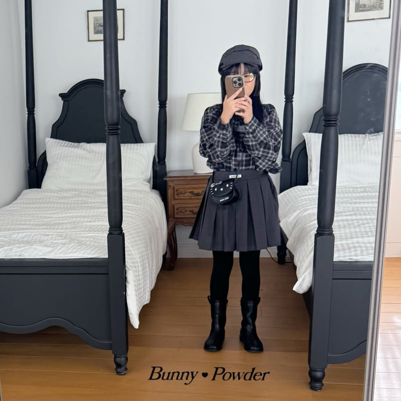 Bunny Powder - Korean Children Fashion - #kidsshorts - Ribbon Hunting Cap - 4