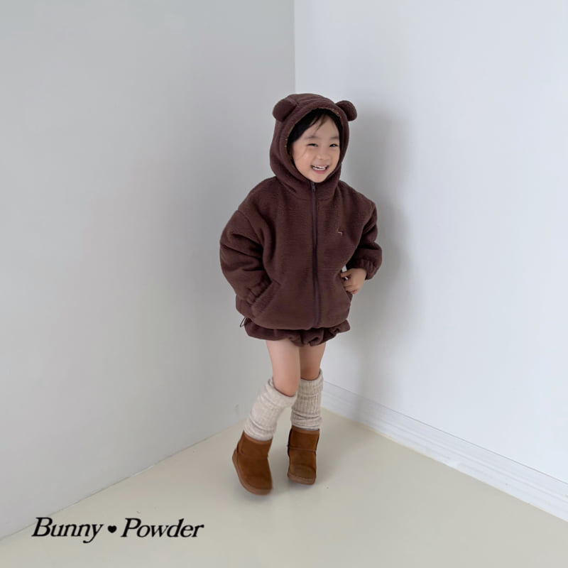 Bunny Powder - Korean Children Fashion - #kidzfashiontrend - Bear Fleece Jacket - 10