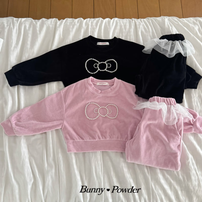 Bunny Powder - Korean Children Fashion - #kidzfashiontrend - Kiki Pearl Sweatshirt