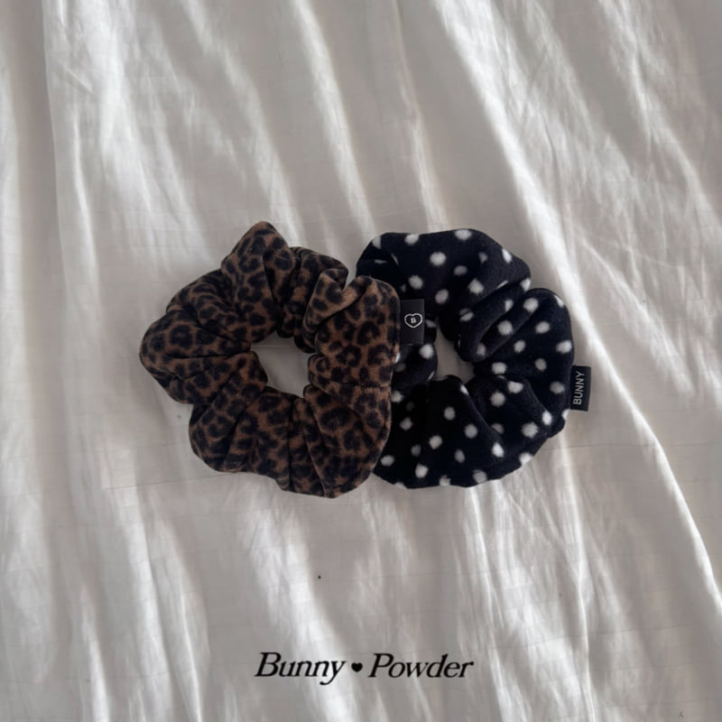 Bunny Powder - Korean Children Fashion - #kidzfashiontrend - Mongshil Scrunchie